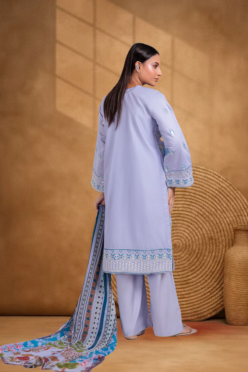 Lilac-Cotton Net-3 Piece (WPS25FE3043) - Image 2