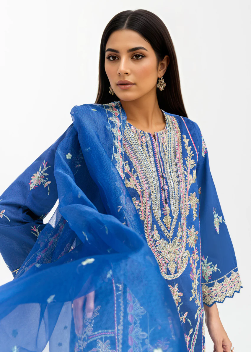 Blue-Cotton Net-3 Piece (WPS25FE3049) - Image 5