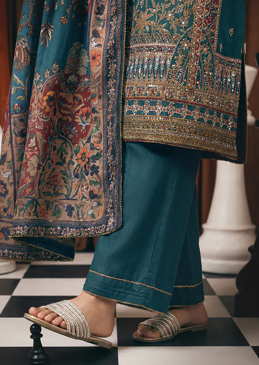 Green-Cotton-Silk-3 Piece (WPS25FE3053) - Image 4