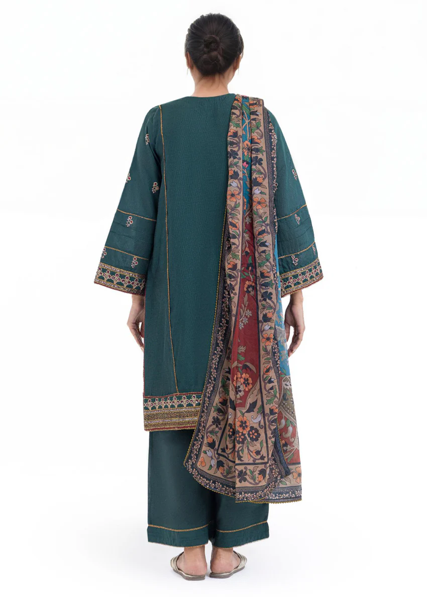 Green-Cotton-Silk-3 Piece (WPS25FE3053) - Image 6