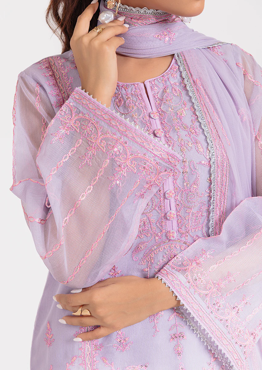Lilac-Textured Net -3 Piece (WPS25FE3058) - Image 6