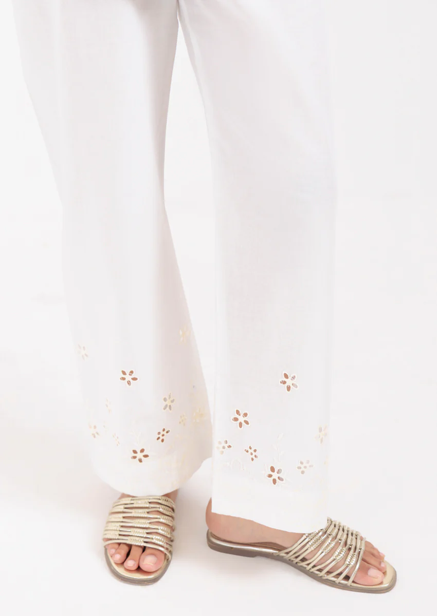 Dyed Cambric Embroidered Culotte (WPS25IZ1005) - Image 3