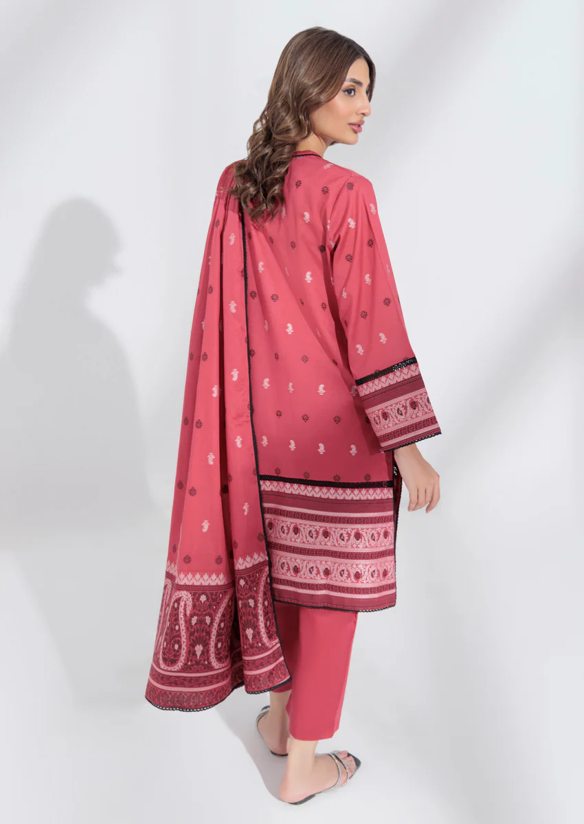 Red-Jacquard-3 Piece (WPS25JD3015) - Image 2