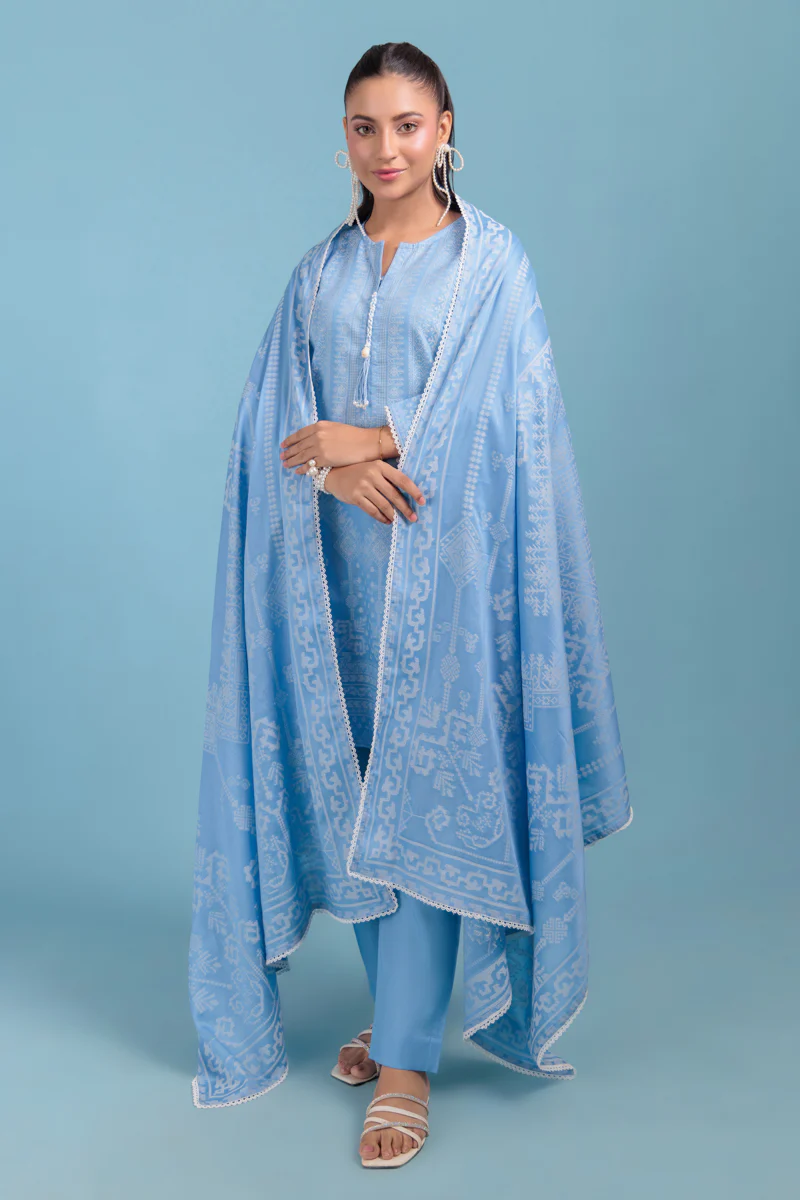 Lavender-Jacquard-3 Piece (WPS25JD3041) - Image 5