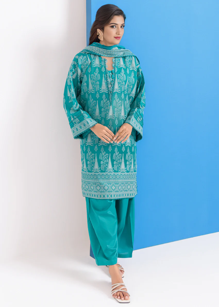 Blue-Jacquard-3 Piece (WPS25JD3042) - Image 4