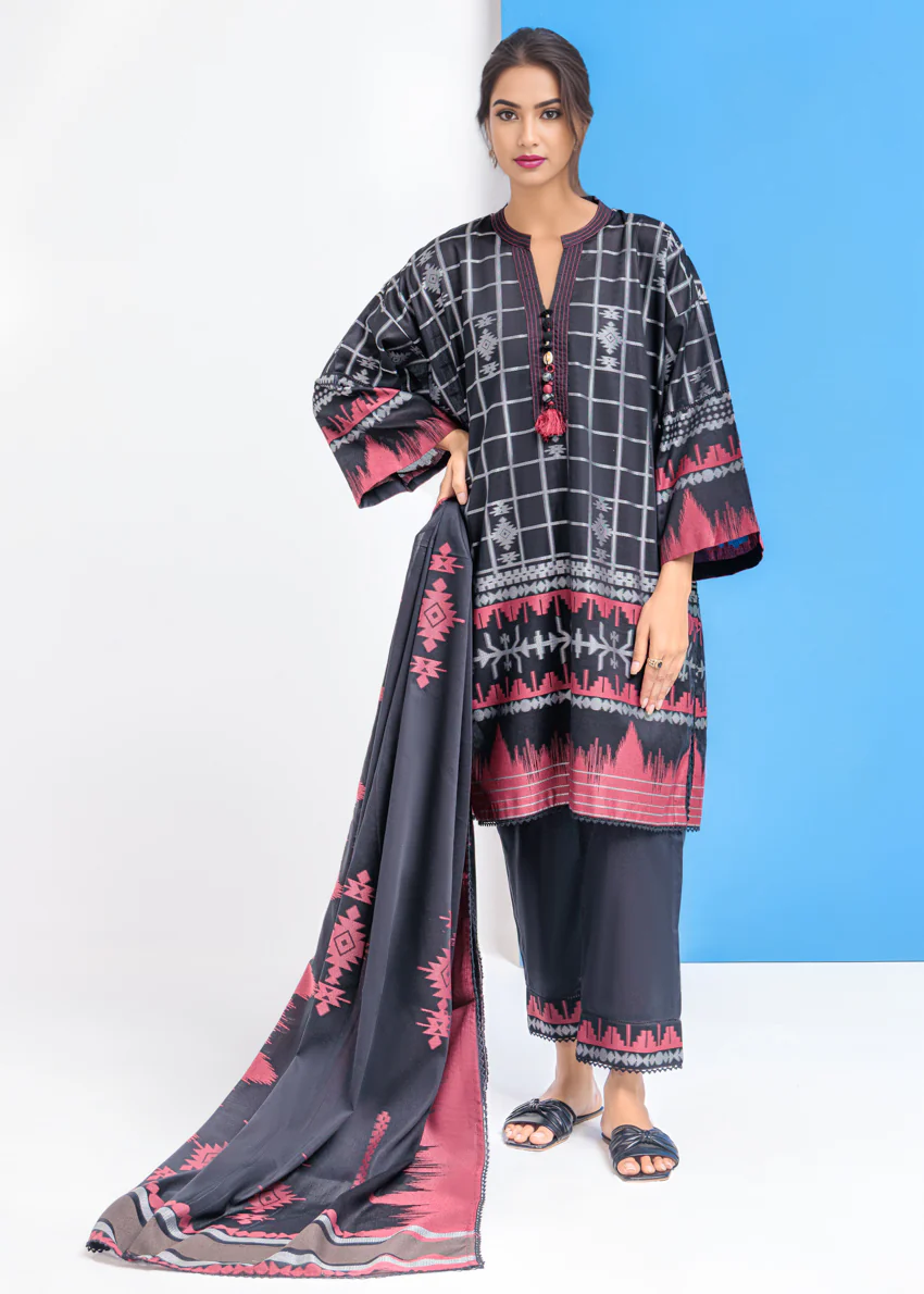 Black-Jacquard-3 Piece (WPS25JD3048)