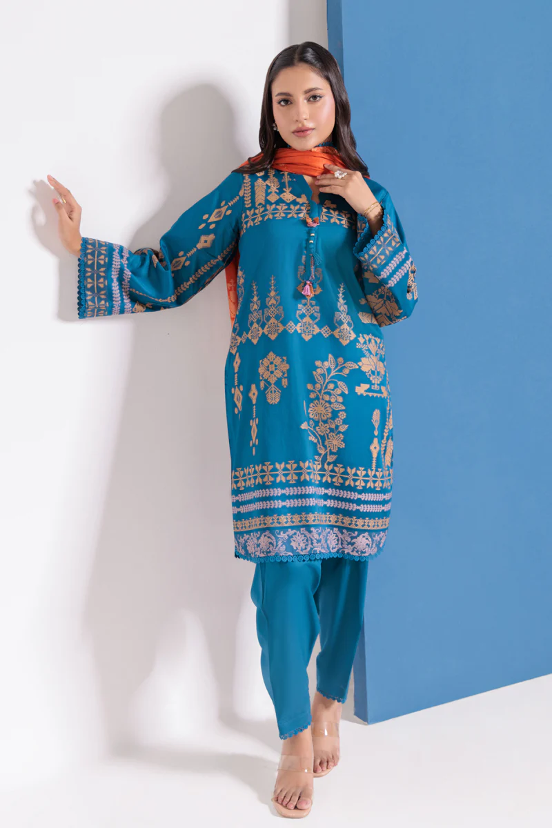 Blue-Jacquard-3 Piece (WPS25JD3050) - Image 7