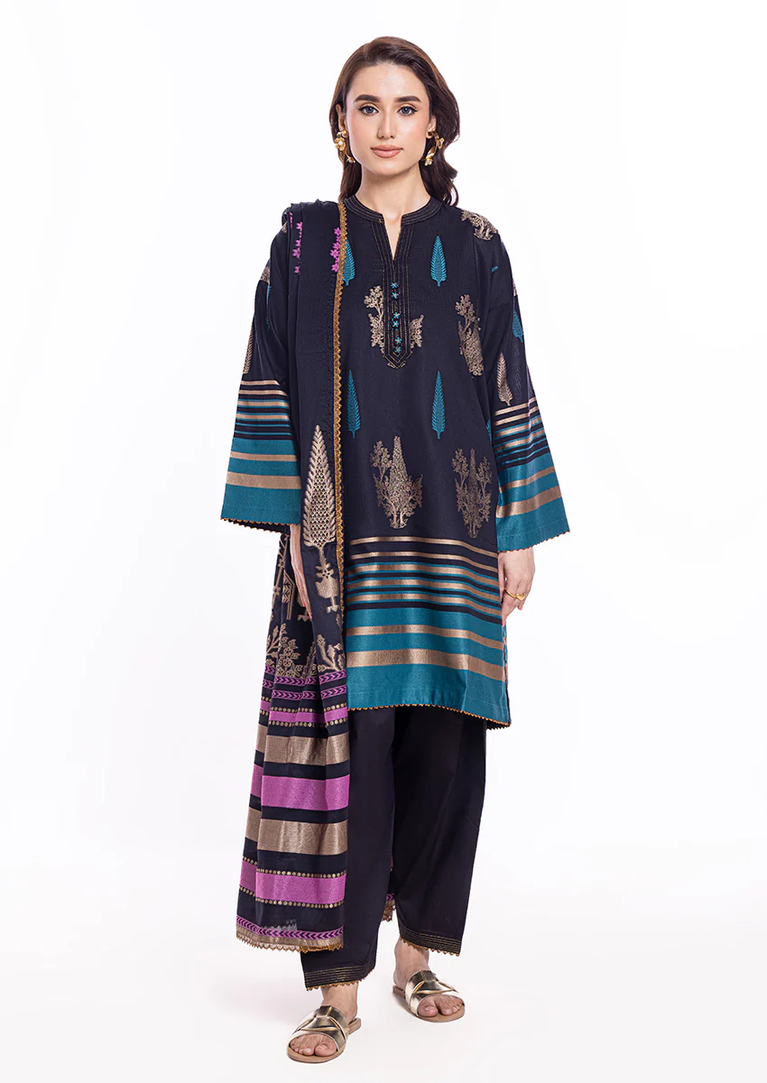 Black-Jacquard-3 Piece (WPS25JD3054)