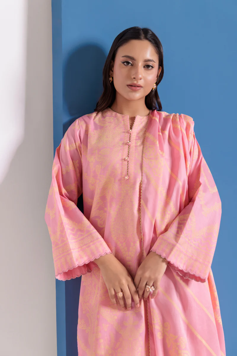 Pink-Jacquard-3 Piece (WPS25JD3055) - Image 5