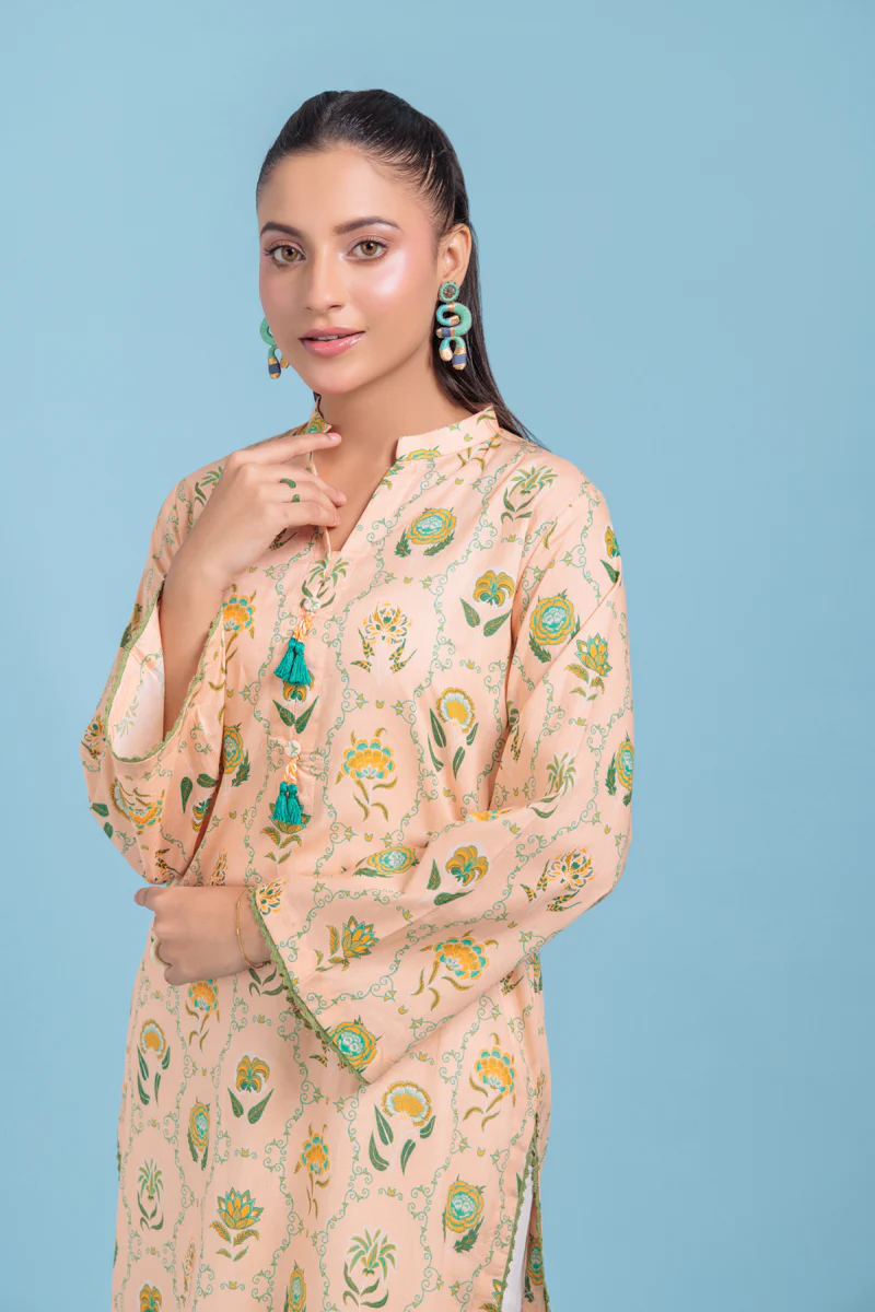 Peach-Lawn-1 Piece (WPS25P1024) - Image 3