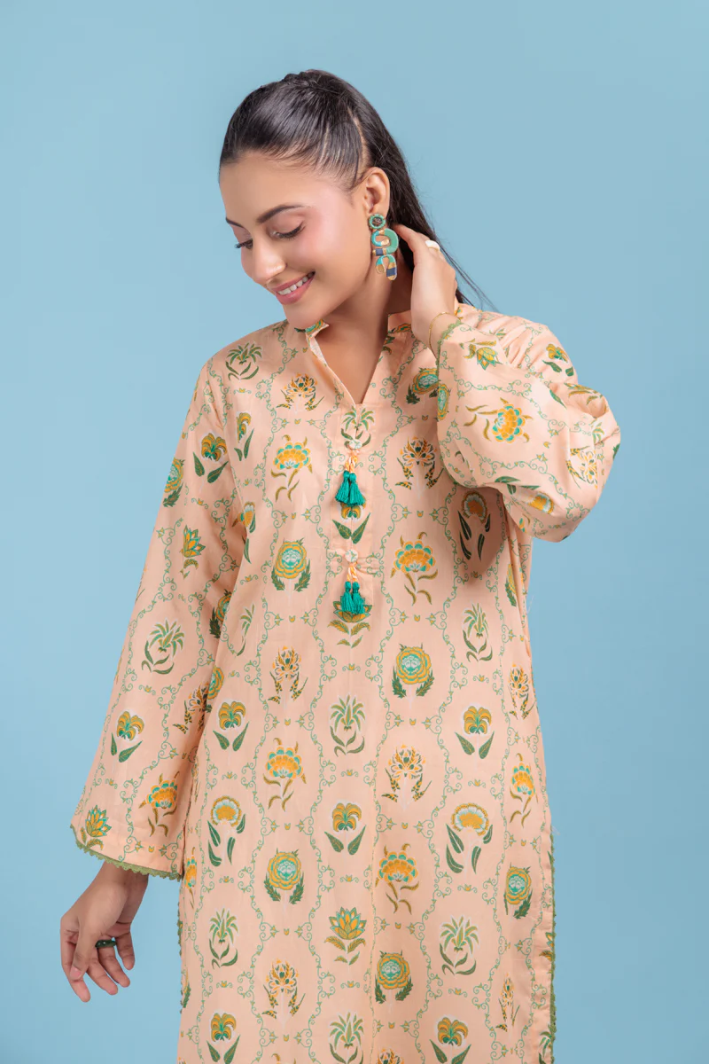 Peach-Lawn-1 Piece (WPS25P1024) - Image 5