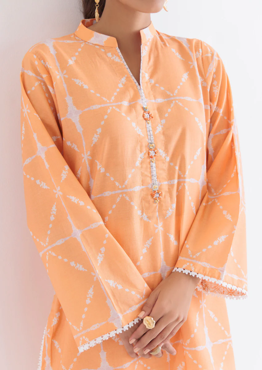 Peach-Cambric-2 Piece (WPS25P2007) - Image 5