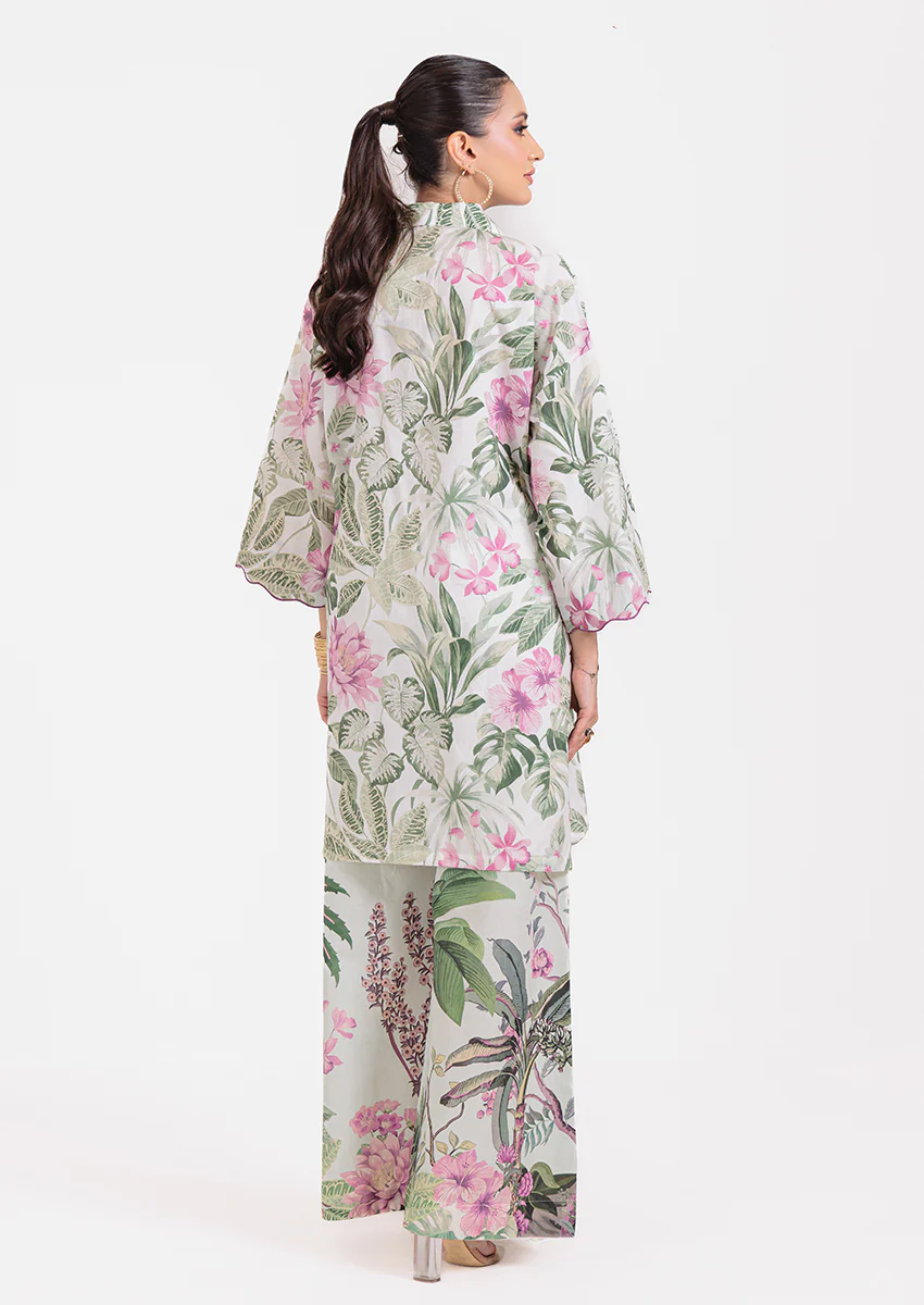 L-Green-Cambric-2 Piece (WPS25P2025) - Image 2