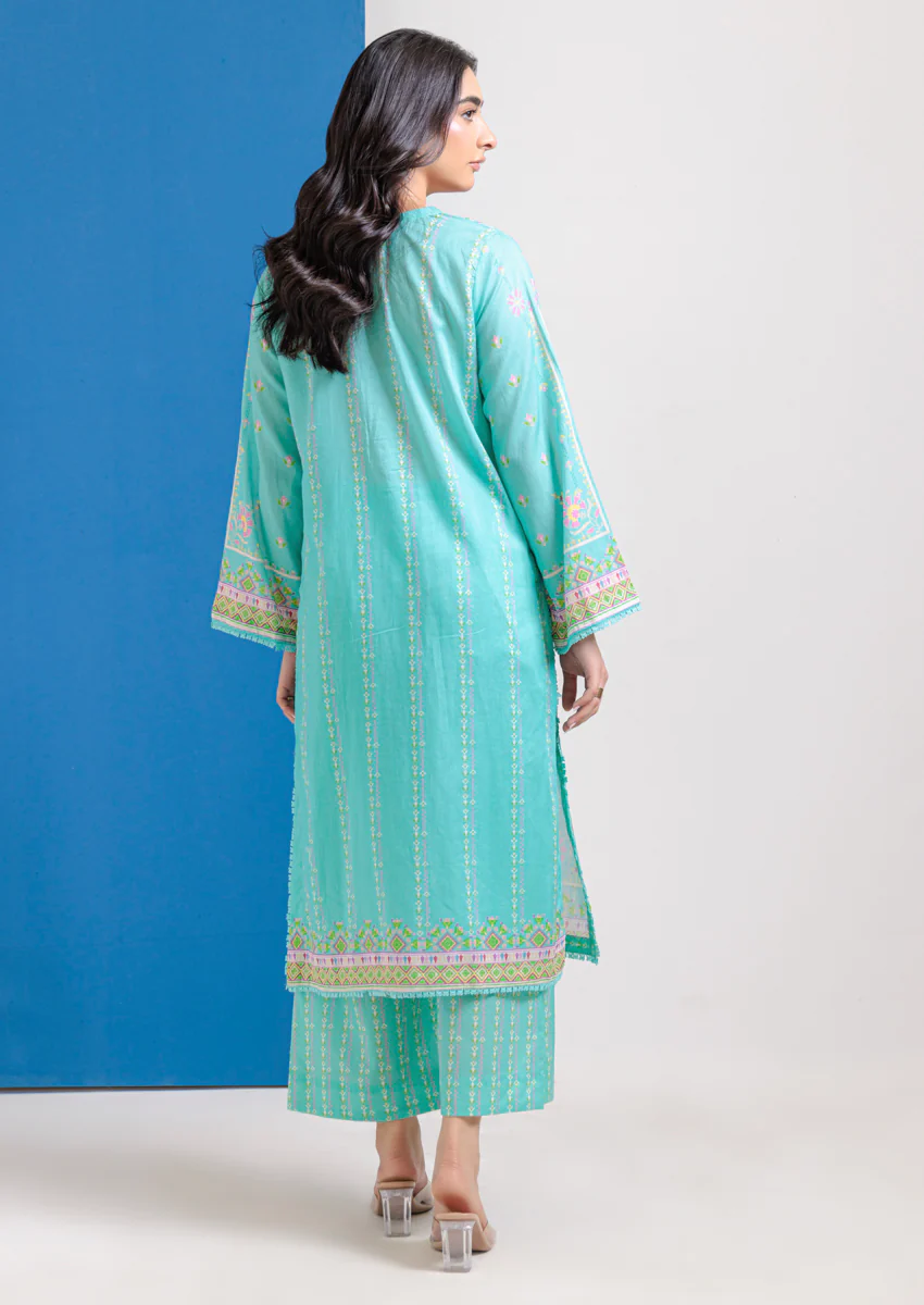 S-Green-Cambric-2 Piece (WPS25P2029) - Image 2