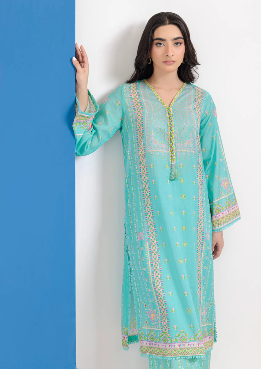 S-Green-Cambric-2 Piece (WPS25P2029) - Image 3