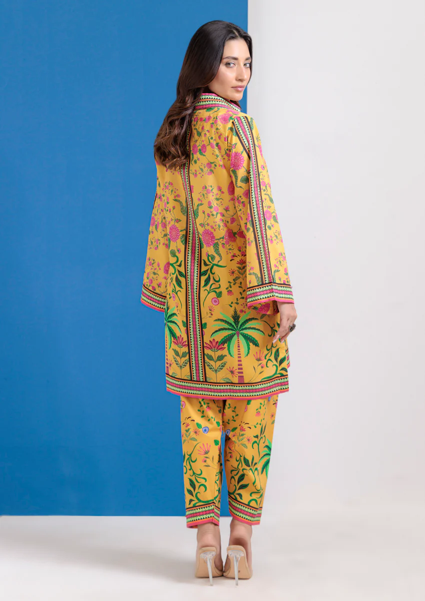 Mustard-Cambric-2 Piece (WPS25P2032) - Image 2