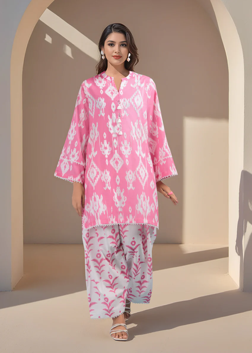 Pink-Cambric-2 Piece (WPS25P2037)