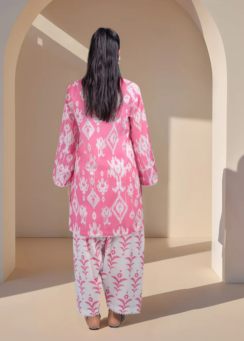 Pink-Cambric-2 Piece (WPS25P2037) - Image 2