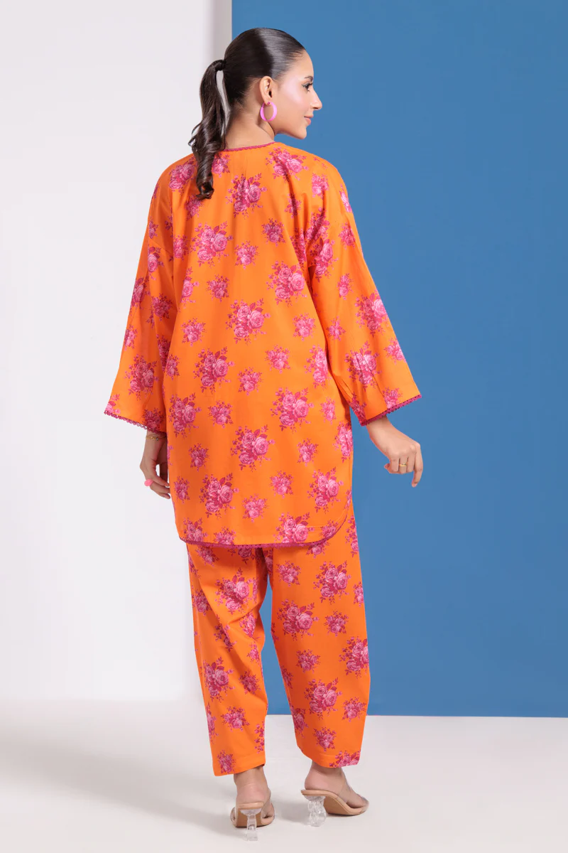 Orange-Cambric-2 Piece (WPS25P2043) - Image 2