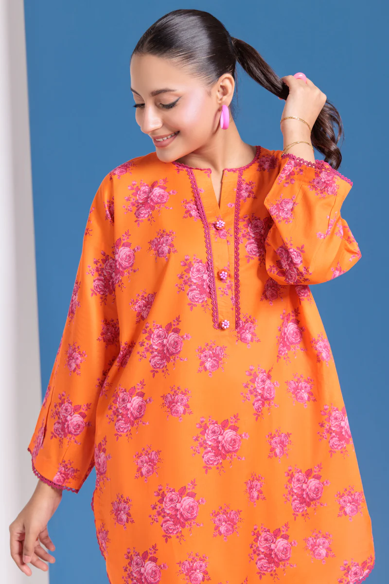 Orange-Cambric-2 Piece (WPS25P2043) - Image 4