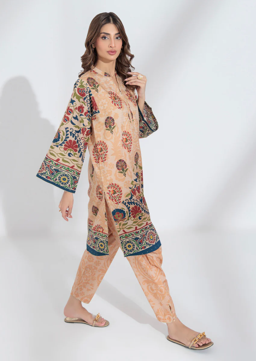 Beige-Viscose-2 Piece (WPS25P2P049) - Image 4