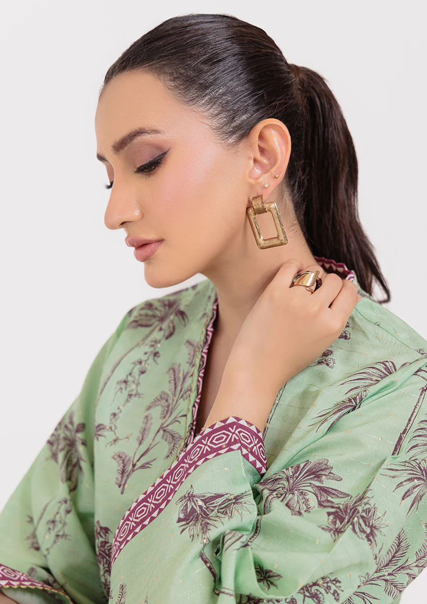 L-Green-Lurex-2 Piece (WPS25P2P051) - Image 3