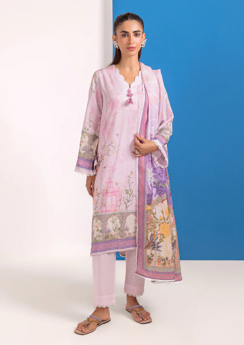 L-Pink-Cambric-3 Piece (WPS25P3012)