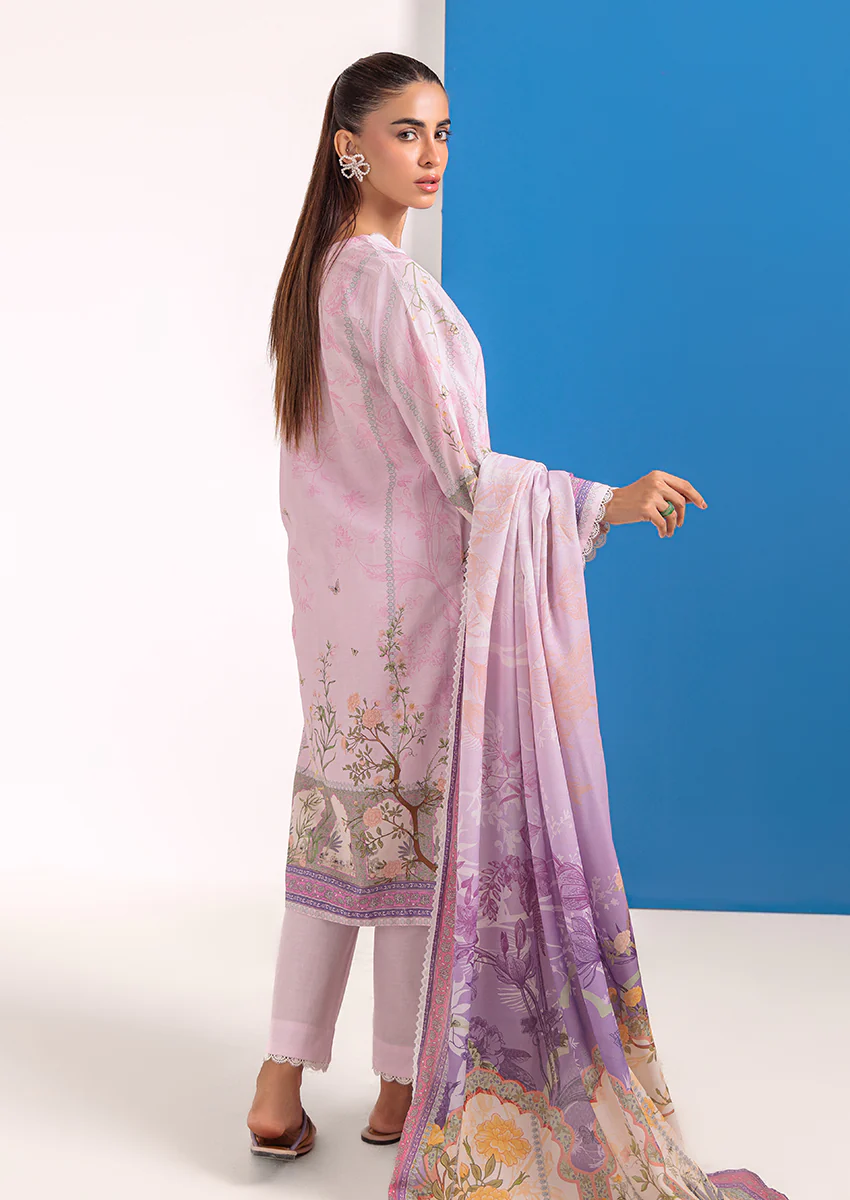 L-Pink-Cambric-3 Piece (WPS25P3012) - Image 2