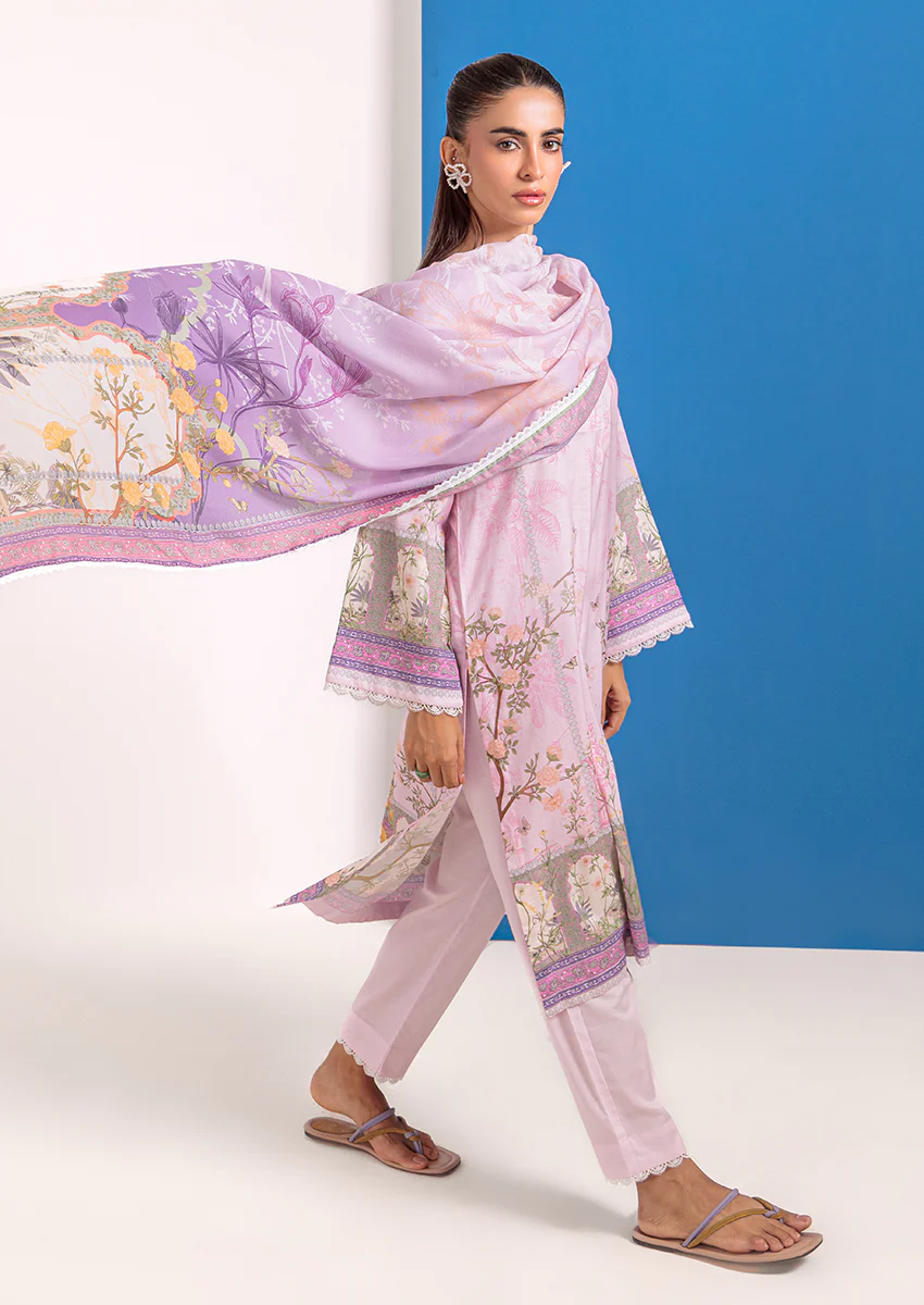 L-Pink-Cambric-3 Piece (WPS25P3012) - Image 3