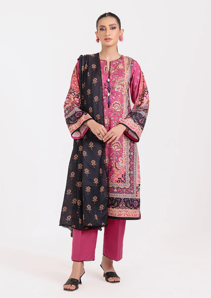 Magenta-Lawn-3 Piece (WPS25P3014)