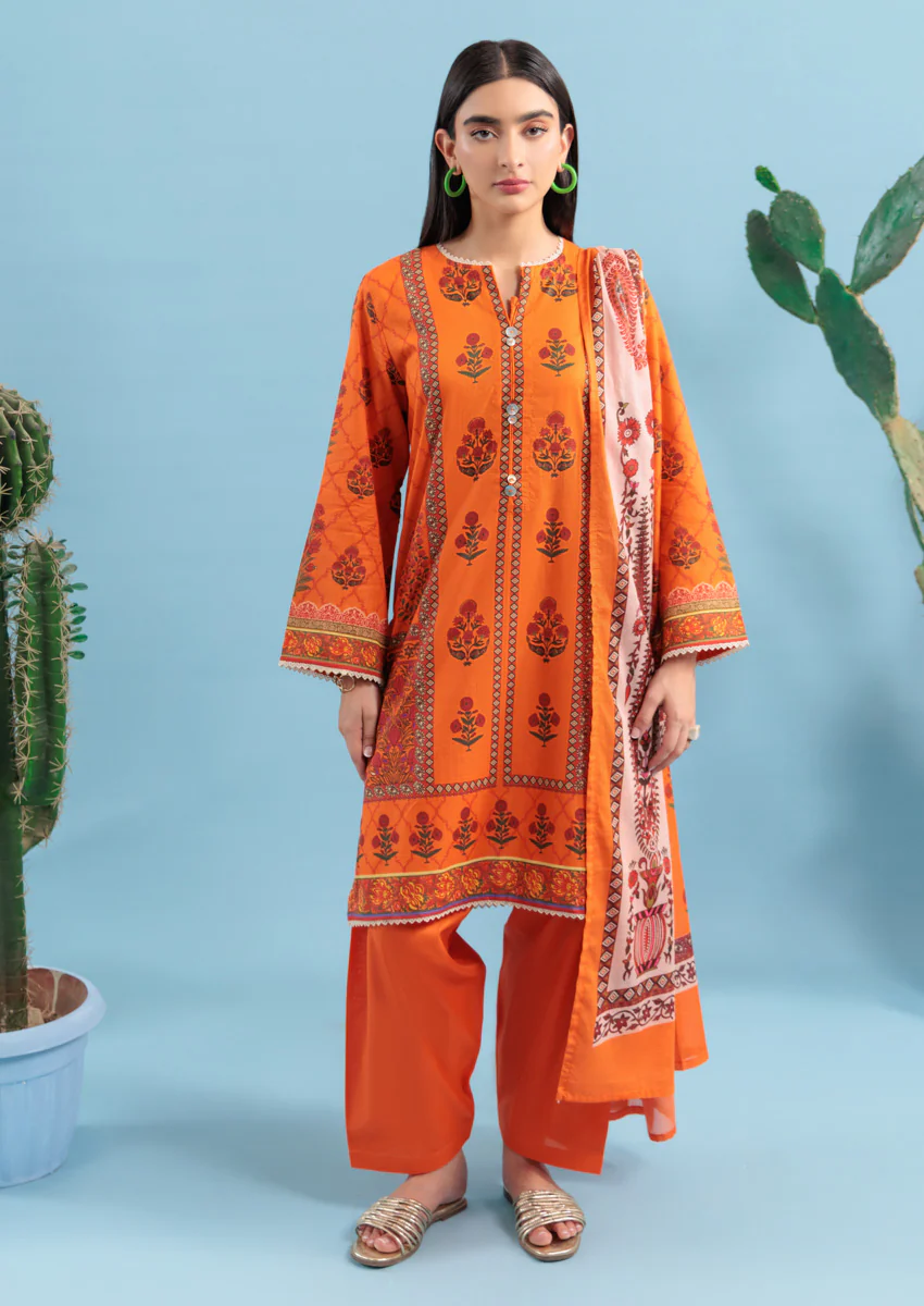 Orange-Cambric-3 Piece (WPS25P3028)