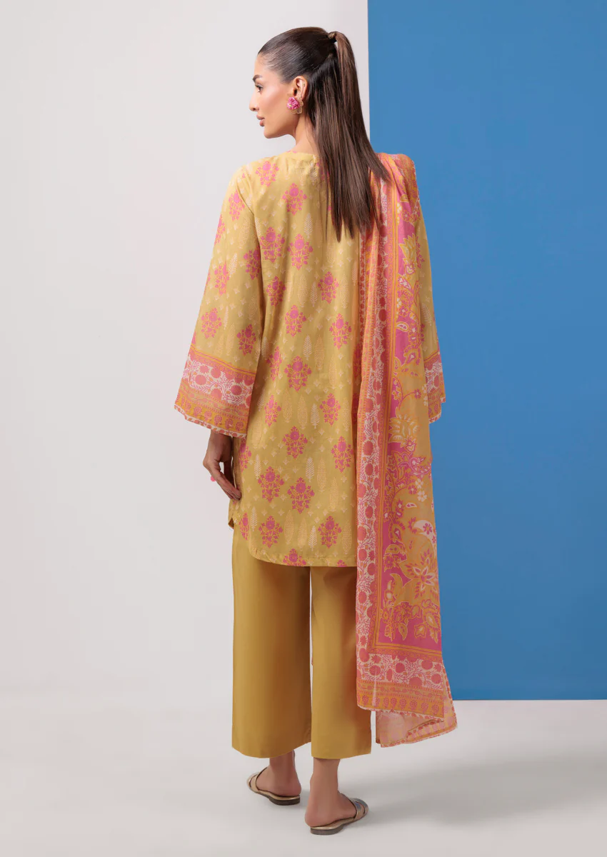 Mustard-Cambric-3 Piece (WPS25P3056) - Image 2