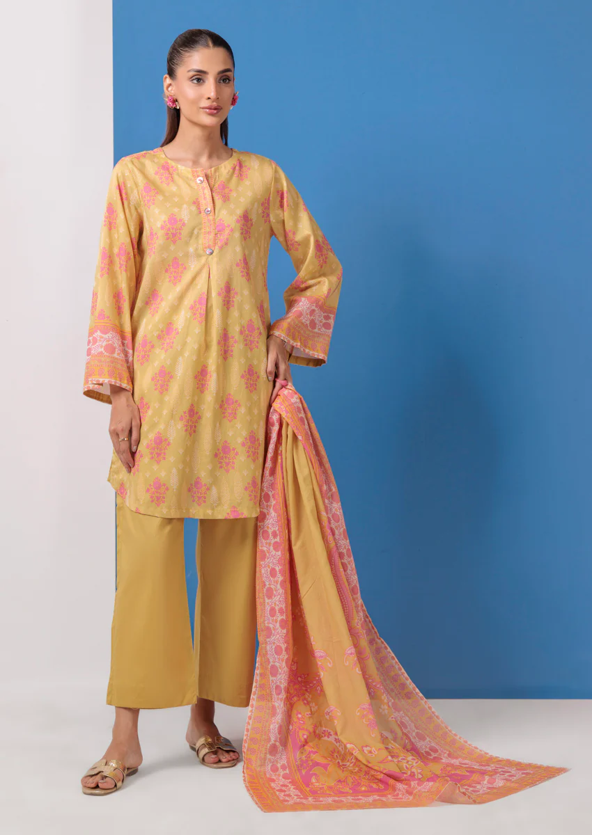 Mustard-Cambric-3 Piece (WPS25P3056) - Image 5