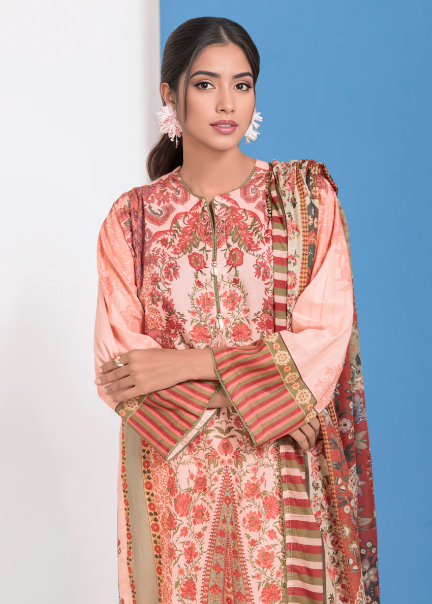 P-Pink-Lawn-3 Piece (WPS25P3070) - Image 3