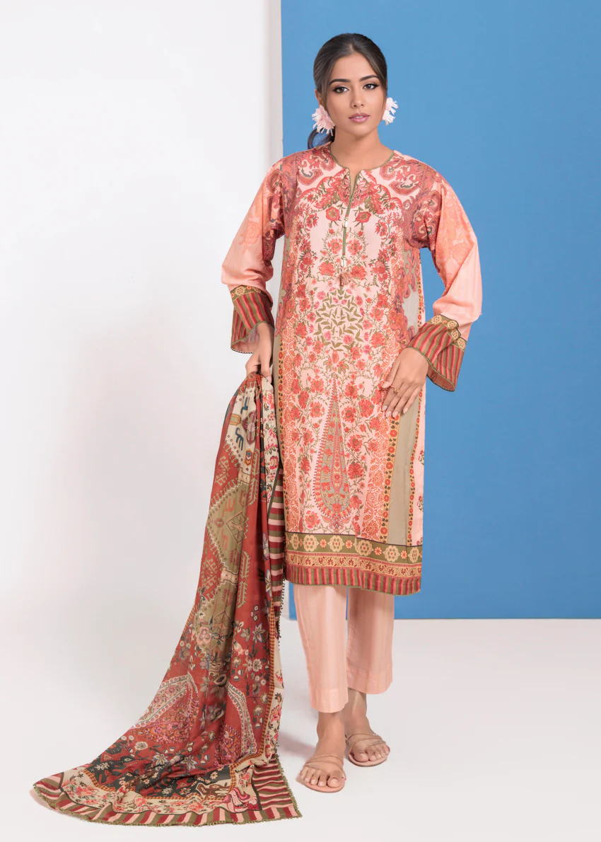 P-Pink-Lawn-3 Piece (WPS25P3070) - Image 4