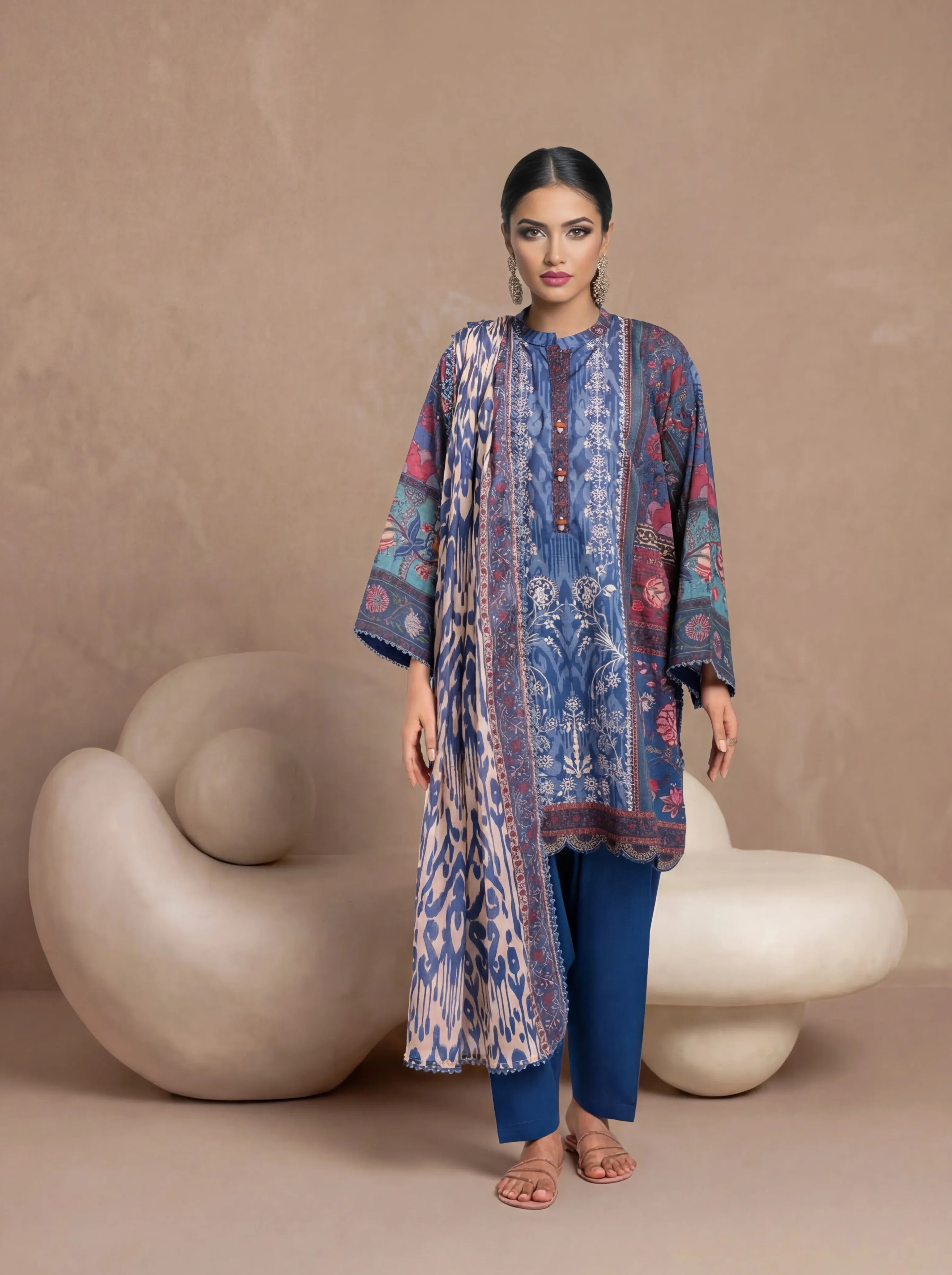 Blue-Lawn-3 Piece (WPS25P3077)