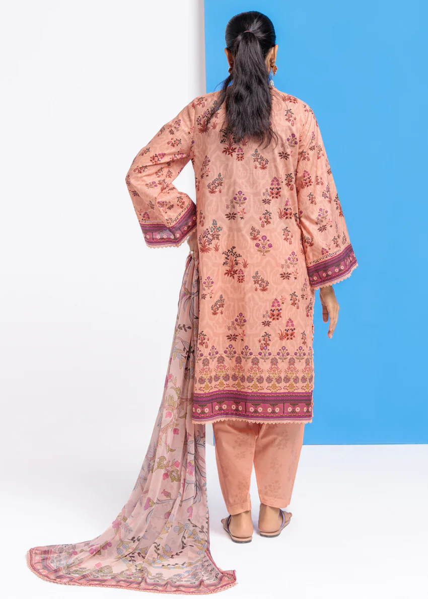 S-Pink-Cambric-3 Piece (WPS25P3081) - Image 2