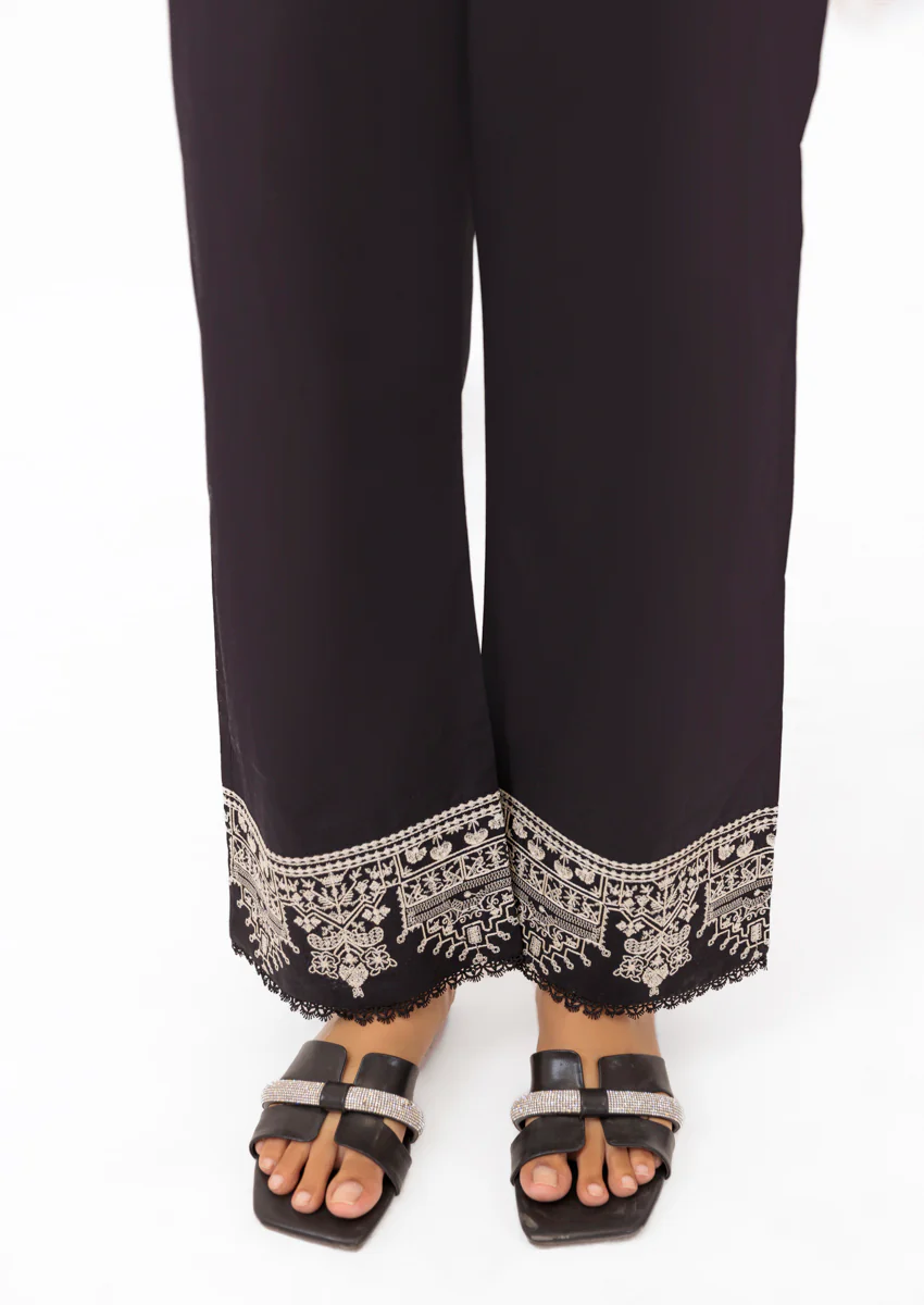 Dyed Cambric Embroidered Culotte (WPS25PA1001)