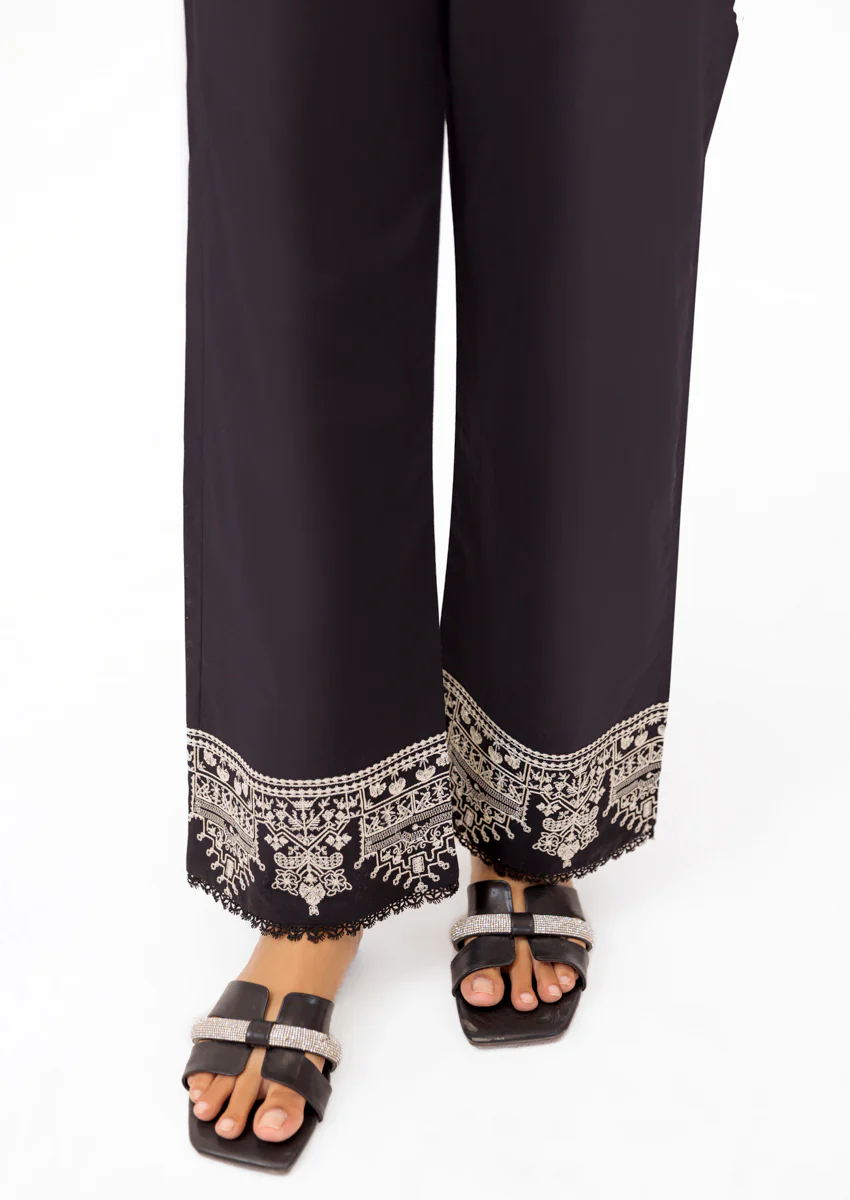 Dyed Cambric Embroidered Culotte (WPS25PA1001) - Image 4