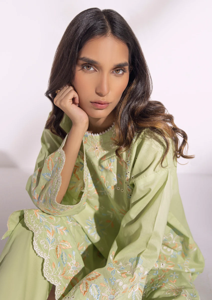 S-Green-Cambric-2 Piece (WPS25SE2009) - Image 3
