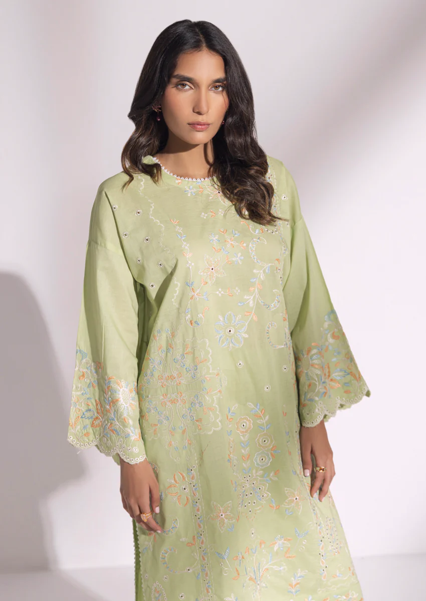 S-Green-Cambric-2 Piece (WPS25SE2009) - Image 4