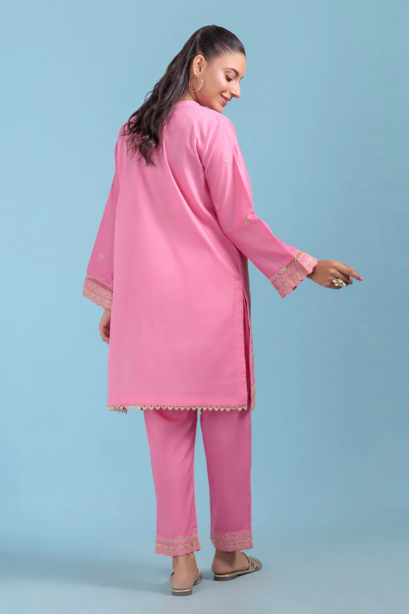 L-Pink-Cambric-2 Piece (WPS25SE2011) - Image 2