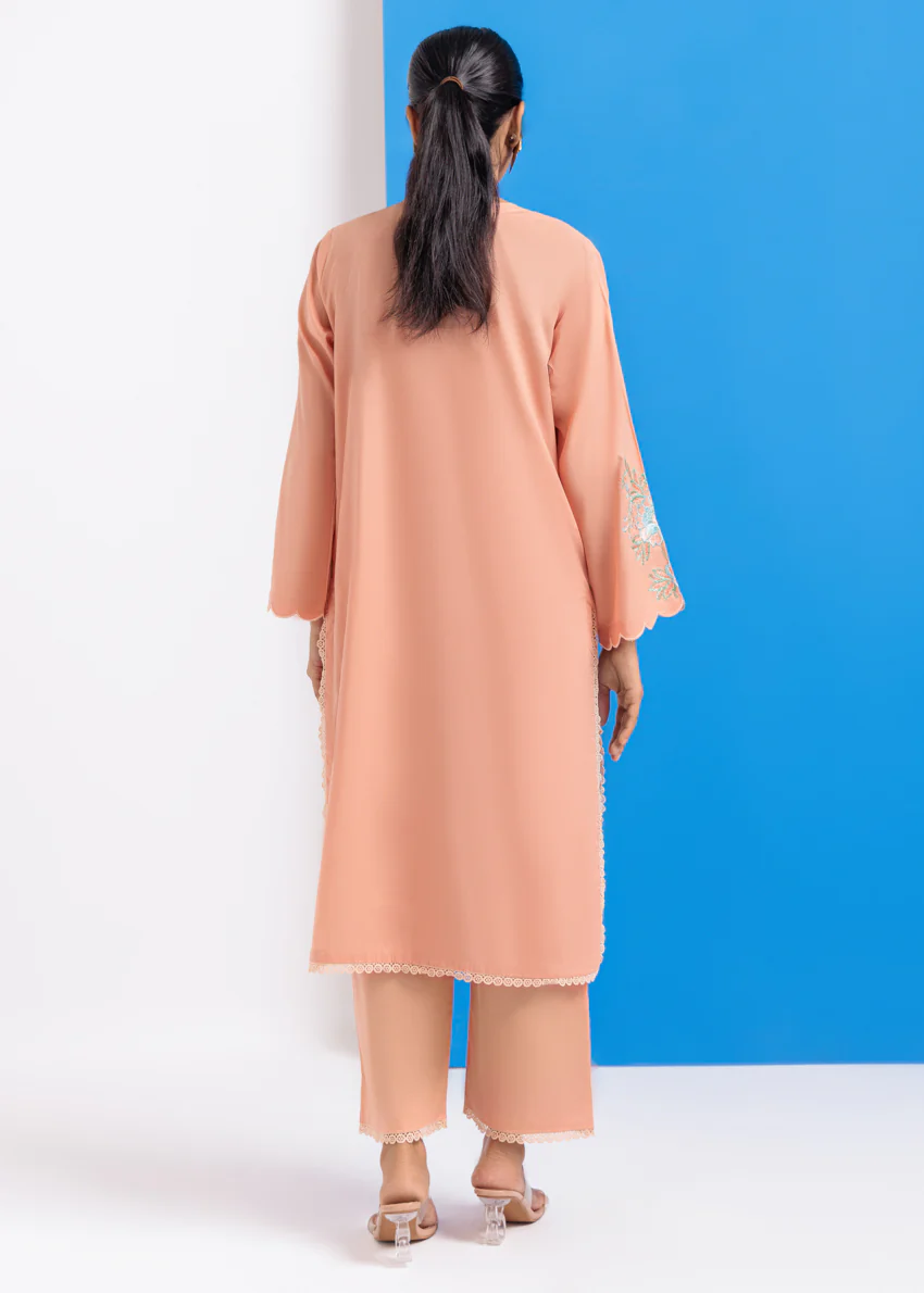 Peach-Cambric-2 Piece (WPS25SE2035) - Image 2