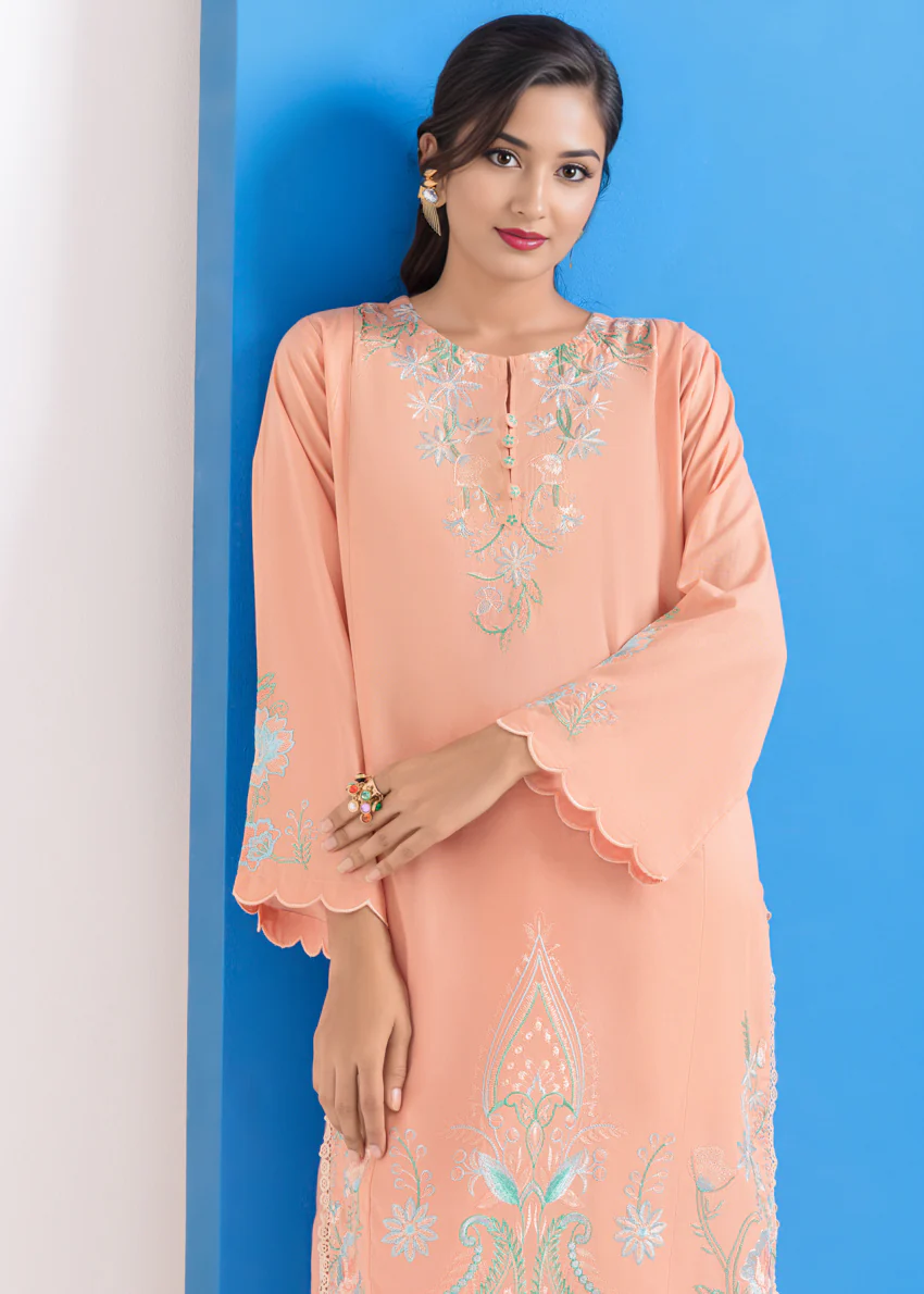 Peach-Cambric-2 Piece (WPS25SE2035) - Image 5