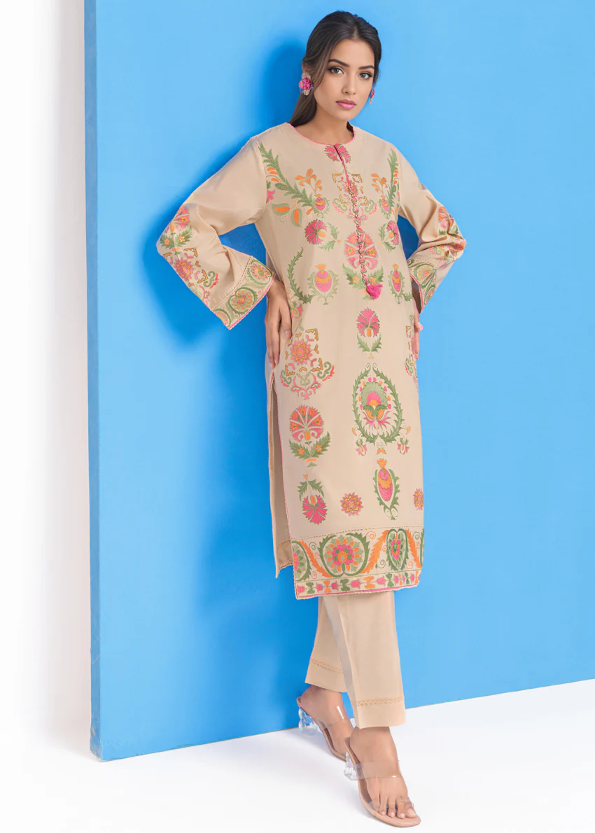 Caramel-Cotton Silk-2 Piece (WPS25SE2045) - Image 5