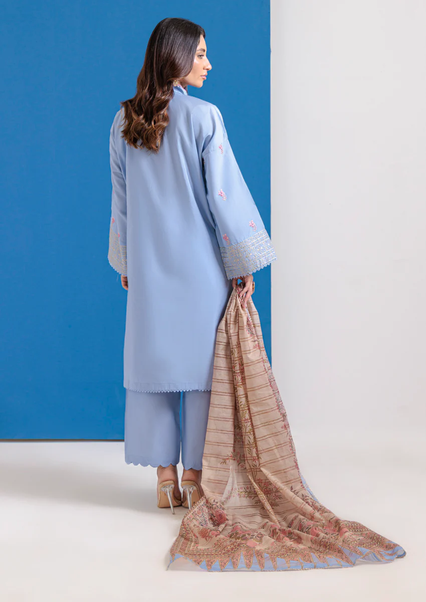 Lavender-Cotton Silk-3 Piece (WPS25SE3021) - Image 2