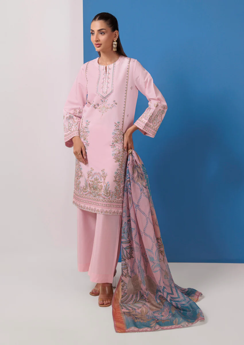 L-Pink-Cotton Silk-3 Piece (WPS25SE3024) - Image 4