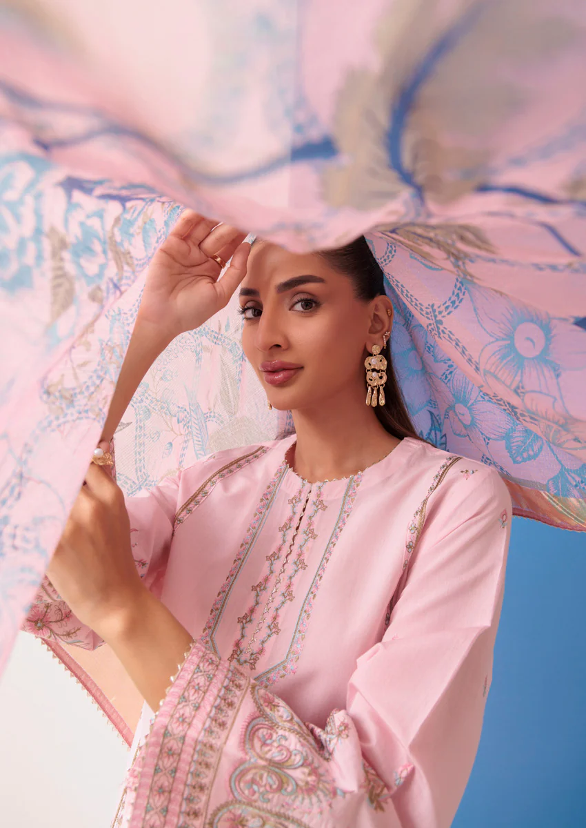L-Pink-Cotton Silk-3 Piece (WPS25SE3024) - Image 5