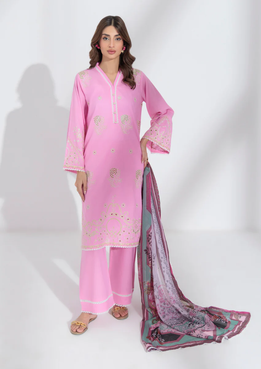 Pink-Cambric-3 Piece (WPS25SE3065)