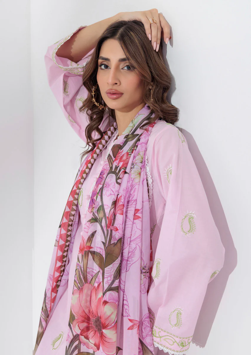 B-Pink-Cambric-3 Piece (WPS25SE3067) - Image 3